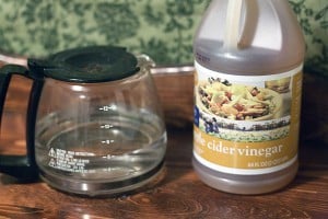 Clean A Coffee Maker With Apple Cider Vinegar
