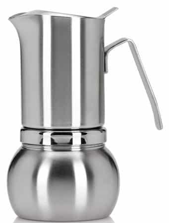 Stella Inox Satinato 2-cup Stainless Steel Stovetop Espresso Maker