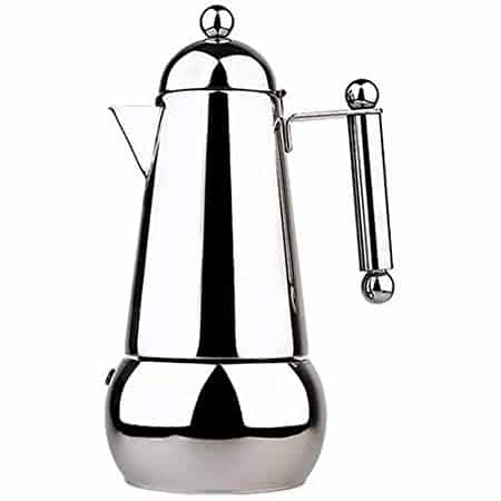 Vev Vigano 8072 Itaca Inox 2-cup Espresso Pot