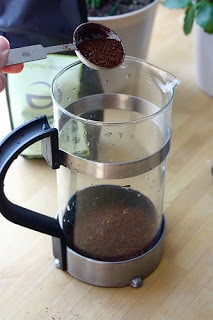 coffee grind in french press