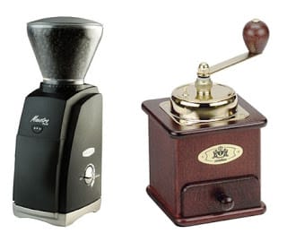 manual vs electric coffee grinder