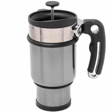 14-oz Double Shot Travel French Press Mug by Planetary Design