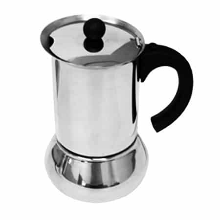 Vev Vigano Carioca Nero 6-Cup Espresso Maker